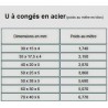 U A CONGÉ ACIER LAMINÉ CHAUD BARRE DE FER POUTRELLE - www.esse.fr