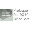 CORNIÈRE INÉGALE ALU DÉCLASSÉ PRÉLAQUÉ BLANC MAT 9010 - www.esse.fr