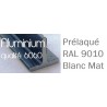 TÉ ALU DÉCLASSÉ PRÉLAQUÉ BLANC MAT RAL 9010 ÉPOXY FOUR - www.esse.fr