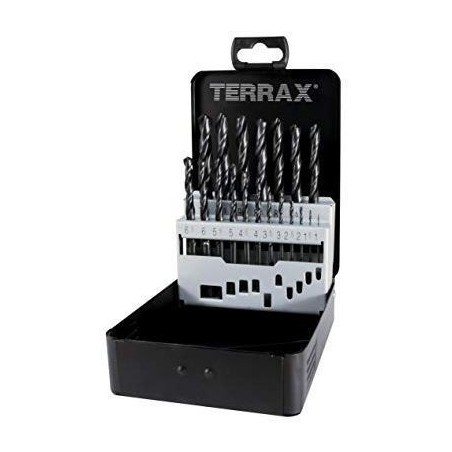 COFFRET FORET MÉTAUX RUKO TERRAX HELICOÏDAL HSS-R DIN338 - www.esse.fr