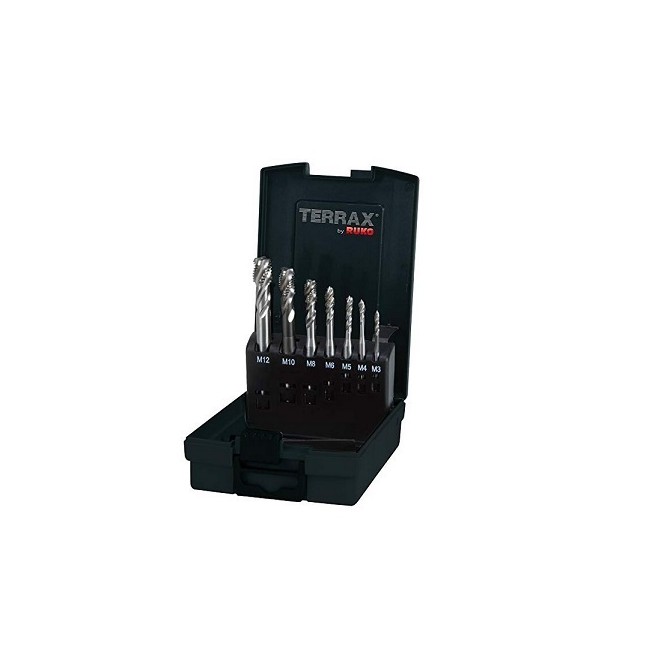 COFFRET TARAUD MACHINE TROUS BORGNES TERRAX DIN 376 - www.esse.fr