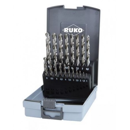 COFFRET PLASTIQUE RUKO TAILLÉS MEULÉS HSS-G DIN 338 - www.esse.fr