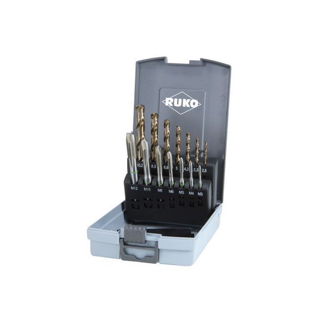 COFFRET RUKO TARAUDS MACHINE ET FORETS HSSE-CO5 - www.esse.fr