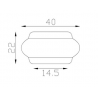 BAGUE ACIER RONDE POUR BARREAU FER CARRÉ 14x14 - www.esse.fr