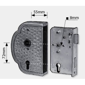 BOITIER ACIER À SOUDER AVEC SERRURE GALVANISÉE - www.esse.fr