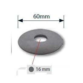 CACHE-SCELLEMENT EN FER POUR BARREAU ROND 16 OU 40 - www.esse.fr