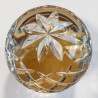 BOULE DE DEPART GLOBE CRISTAL TAILLE MAIN FLEUR  - www.esse.fr