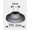 COUVRE POTEAU ROND TUBE DIAMÈTRE 20 A 35 TÔLE ACIER - www.esse.fr