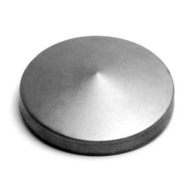 CHAPEAU COUVRE ACIER POTEAU TUBE ROND POINTE DIAMANT - www.esse.fr