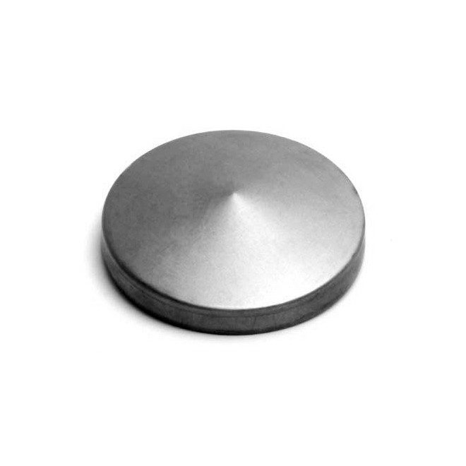 CHAPEAU COUVRE ACIER POTEAU TUBE ROND POINTE DIAMANT - www.esse.fr