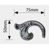 VOLUTE FEUILLE ACIER MOULE SOUDABLE DROIT OU GAUCHE - www.esse.fr