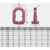 ANNEAUX DE LEVAGE FEMELLES ACIER - 0,2 À 2,5 T - www.esse.fr