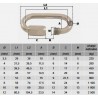 MAILLONS À VISSER ACIER OU INOX - Ø3,5 À Ø12 MM - www.esse.fr