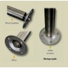 PLATINE FIXATION 4 TROUS TUBE INOX Ø 42.4 OU 48,3 - www.esse.fr