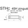 VIS STHC 45H ZINGUÉ BOUT TÉTON DIN 915 ISO 4028 - www.esse.fr