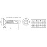 VIS AUTOPERCEUSE TORX DIN 7504 ACIER ZINGUÉ INOX A2 - www.esse.fr