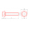 VIS H EMBASE CRANTÉE CYLINDRO-TRONCONIQUE GEOMET - www.esse.fr