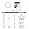 EMBOUT TUBE PATIN FIN ROND CHROMÉ BRILLANT OU MAT - www.esse.fr