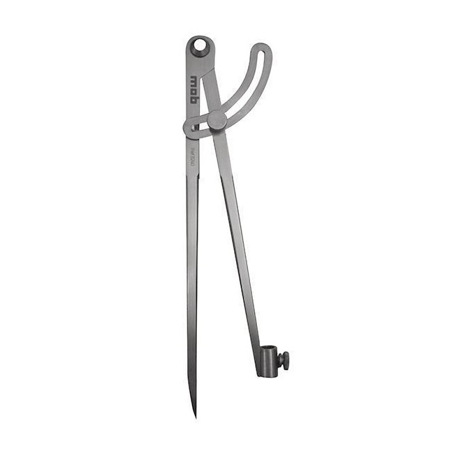 COMPAS PORTE CRAYON POLYVALENT EN ACIER POLI A RIVET - www.esse.fr