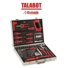 MALETTE ALUMINIUM 103 PIÈCES TALABOT PAR MOB - www.zabarno.com