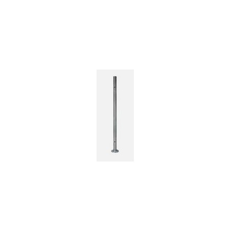 POTEAU DÉPART DROIT INOX 316 H970MM 2XM8 VERRE - www.esse.fr