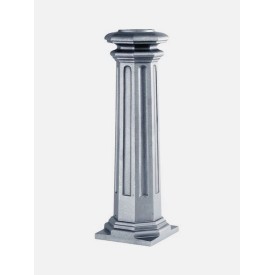 BASE ROYAL ALU Ø80 656X200 - SOCLE ROND OU CANELÉ- www.esse.fr