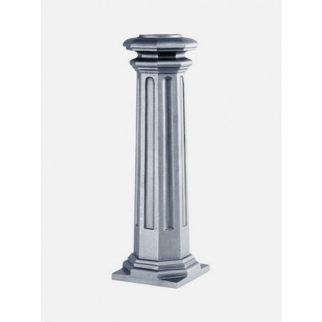 BASE ROYAL ALU Ø80 656X200 - SOCLE ROND OU CANELÉ- www.esse.fr