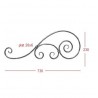 DECOR VOLUTES ASSEMBLEES PAR COLLIERS PORTAIL - www.esse.fr