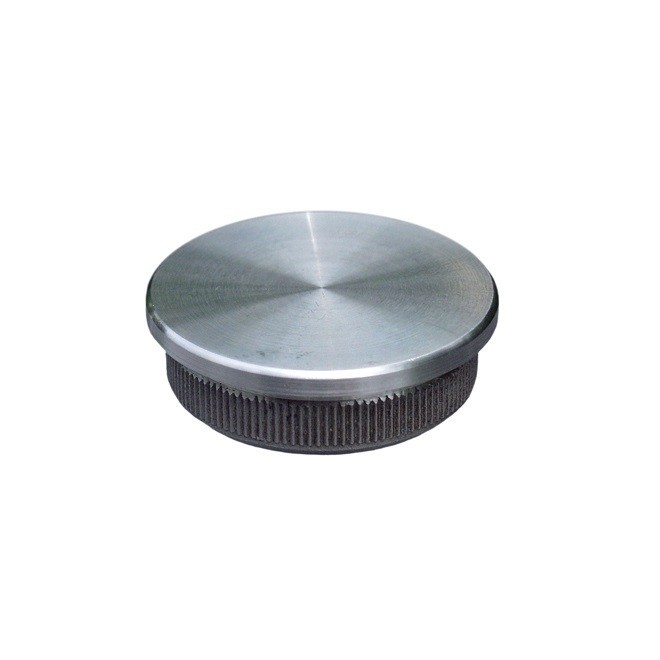 BOUCHON PLAT MAIN COURANTE INOX TUBE 42.4 OU 48,3 - www.esse.fr