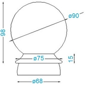 BOULE POTELET ø90 MOBILIER URBAIN ANTI STATIONNEMENT - www.esse.fr