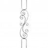 VOLUTE BALUSTRE ACIER FORGÉ DOUBLE FIXATION CARRÉE - www.esse.fr