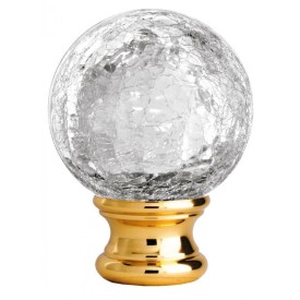 BOULE DE DÉPART GLOBE CRISTAL DE PLOMB CRAQUELÉ - www.esse.fr