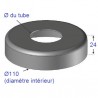 CACHE PLATINE TÔLE INOX 316 TUBE ROND ø42.4 OU ø48.3 - www.esse.fr