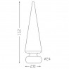 FER DE LANCE CÔNE ACIER FORGÉ BARREAU ROND 112X28 - www.esse.fr