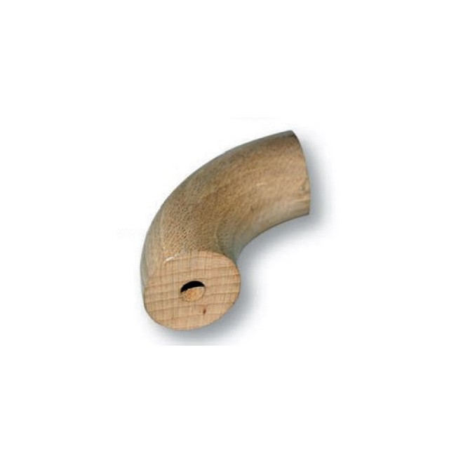 ANGLE COUDE 90° BARRE RONDE BOIS SAPELLI OU HÊTRE - www.esse.fr