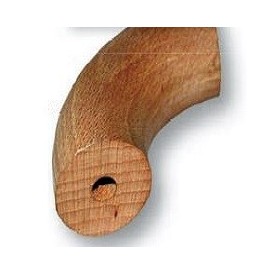 ANGLE COUDE 90° BARRE RONDE BOIS SAPELLI OU HÊTRE - www.esse.fr