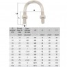 ÉTRIERS INOXYDABLE 304 POUR TUBES RONDS Ø13 À Ø114 - www.esse.fr