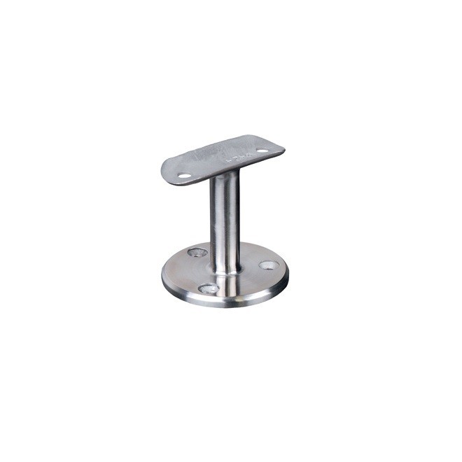 SUPPORT MURAL DROIT TUBE ROND INOX Ø42.4 OU Ø48.3 - www.esse.fr