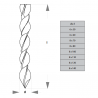 POINTES BETON CELLULAIRE ø6 À ø8 SAC DE 10 UNITES - www.esse.fr