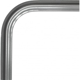 MAIN COURANTE ANGLE 90° STYLE MOULURÉE PLAT ACIER - www.esse.fr