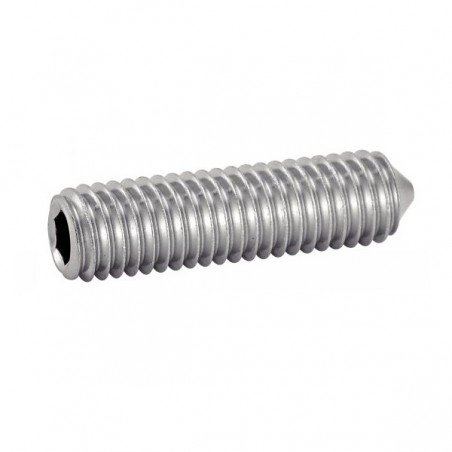 VIS STHC INOX A2 PLAT CUVETTE TÉTON POINTEAU DIN 913 916 - www.esse.fr