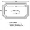 CADRE DÉCOR ALUMINIUM 486x295 PROFIL MOULURE D'APPLIQUE - www.esse.fr