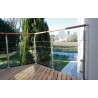 ANNEAU PLATINE A VISSER LOSANGE FIXATION CABLE INOX 316 - www.esse.fr