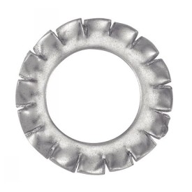 RONDELLE ÉVENTAIL INOX A2 DENTURE EXTÉRIEUR AZ DIN 6798 A