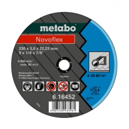 DISQUE À TRONÇONNER ACIER NOVOFLEX 150X3X22,23 TF41 - www.esse.fr