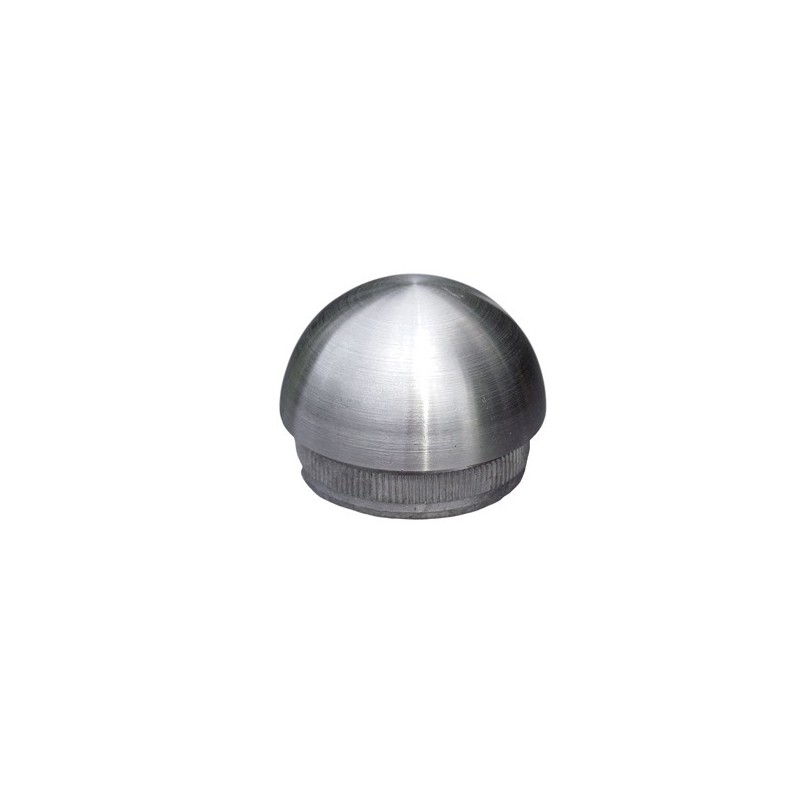 BOUCHON BOULE MAIN COURANTE INOX 316 ou 304 Ø42,4 ou 48,3