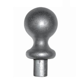 POINTE FER DE LANCE ALUMINIUM BOULE RONDE Ø30 HAUTEUR 50 - www.esse.fr